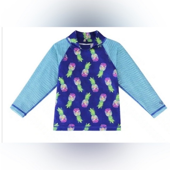 UV Skinz NWT Girls 3-piece Swim Set Pineapple Printed 3T Vacation Beach SPF - Picture 6 of 16